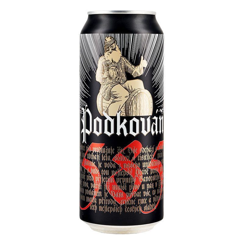 Пиво Podkovan Karamel темное ж/б 0.5л
