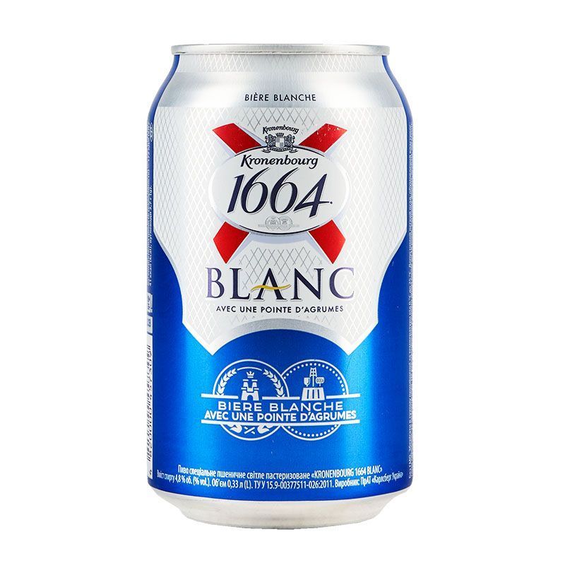 Пиво Kronenbourg Blanc 0.33л