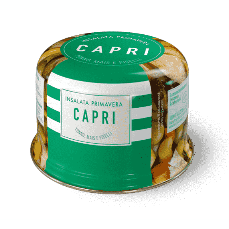 Салат с тунцом кукуруз. и горохом Capri 250г