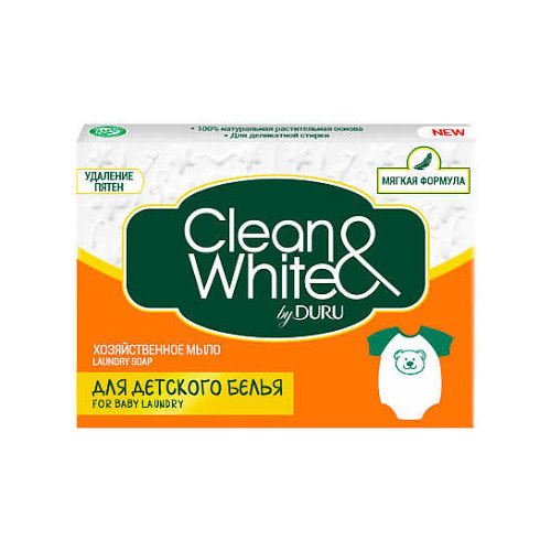 Мыло хозяйственное Clean & White Duru 4 * 125г