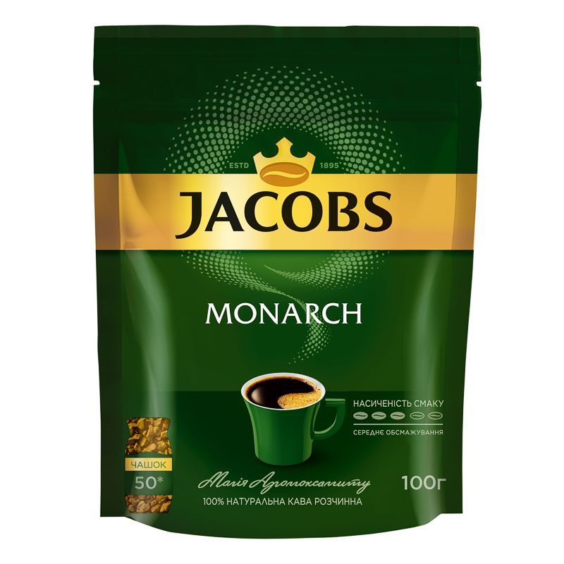 Кава розчинна Jacobs Monarch 100г