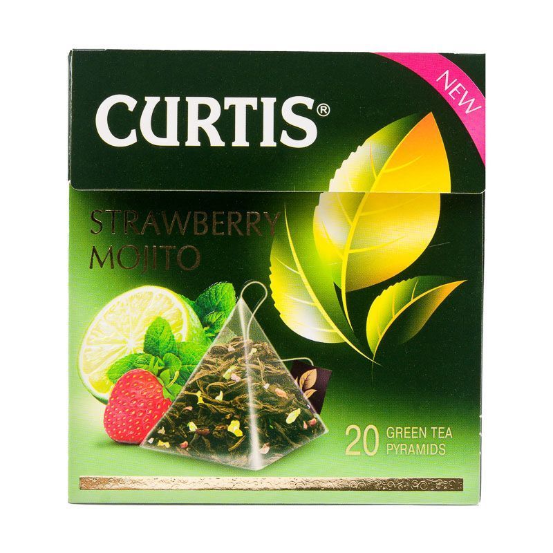 Чай зеленый Strawberry Mojito Curtis 90г