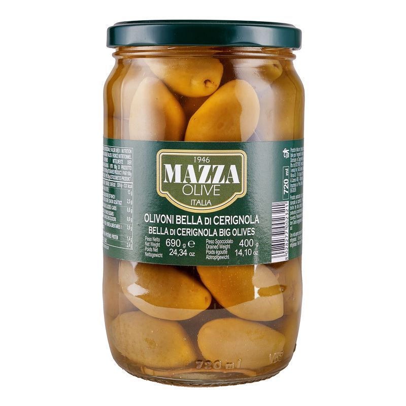 Оливки зеленые с/к Белла Mazza alimentari 690г