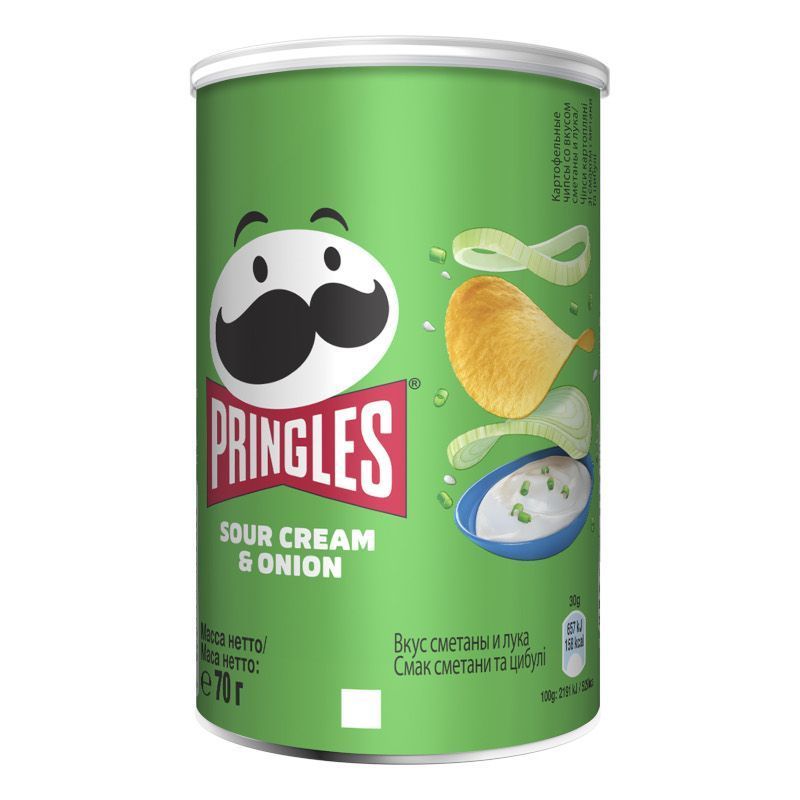 Чипсы Pringles Сметана-лук 70г