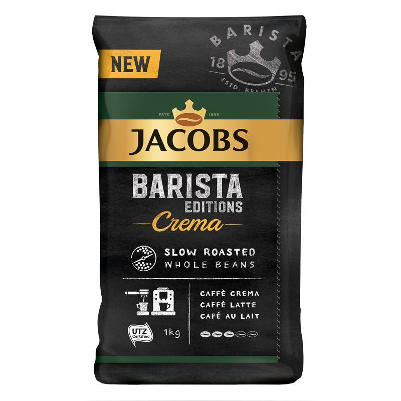 Кофе в зернах Jacobs Barista Edition Crema 1кг