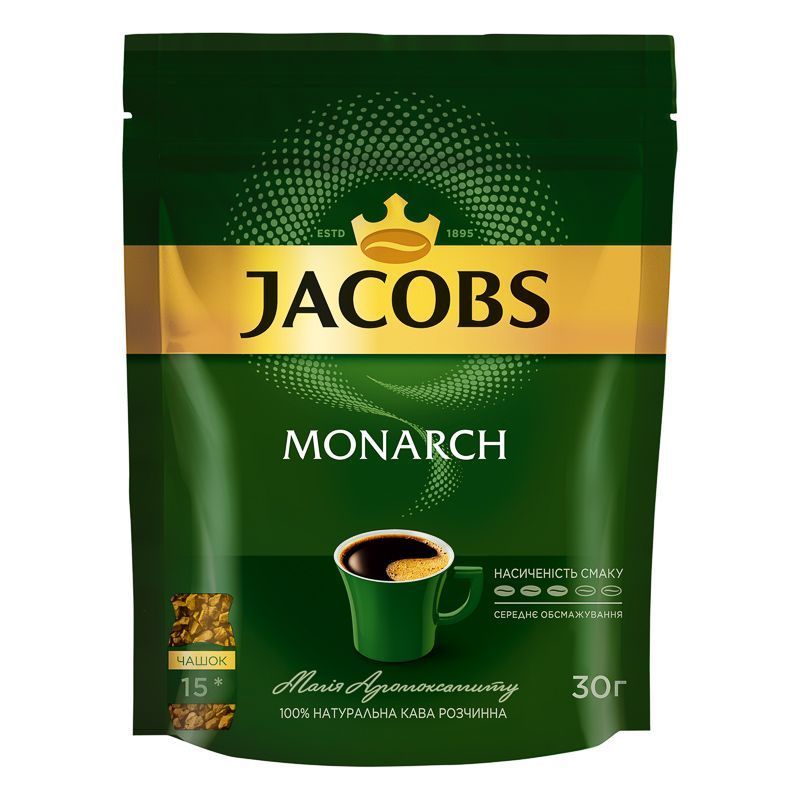 Кофе растворимый Jacobs Monarch 30г