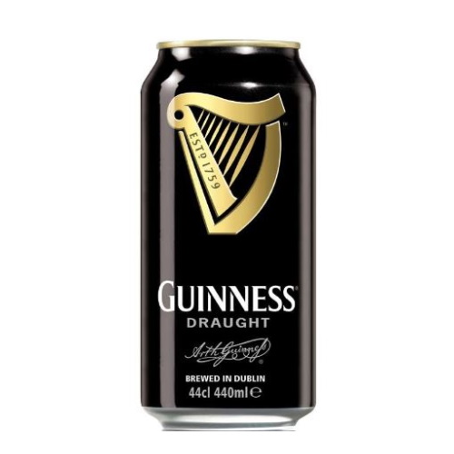 Пиво Draught Guinness темное ж/б 0.44л