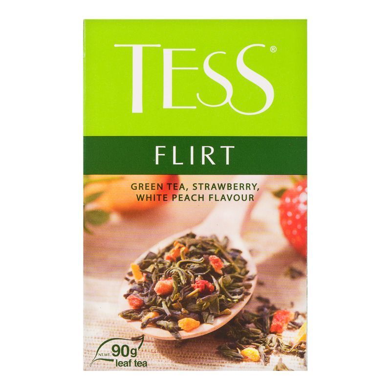 Чай Tess Flirt клубника-белый персик 90г