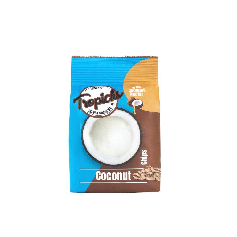 Кокосовые чипсы с кокосовым нектаром Tropicks 100г