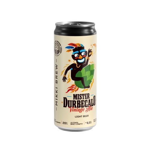 Пиво Mister Durbecalo светлое нефильтрованное 0.33л