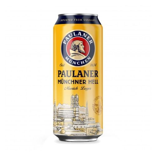 Пиво Paulaner Original светлое ж/б 0.5л