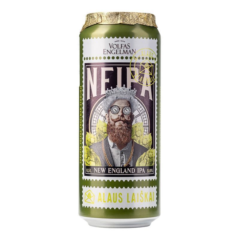 Пиво Volfas Engelman Neipa ж/б 0.5л