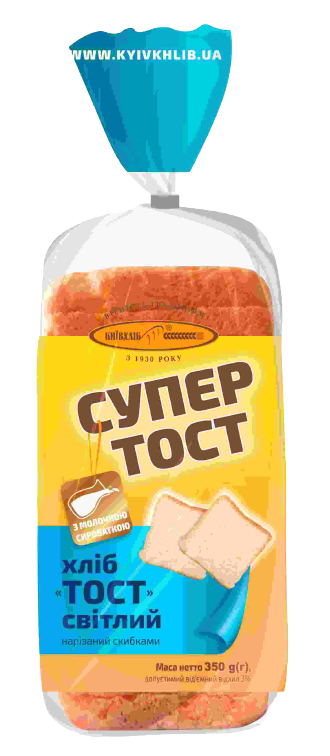 Хлеб Тост светлый Київхліб 350г