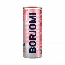Вода Borjomi Flavored Суниця-Трави слабогаз. ж/б 0.33л